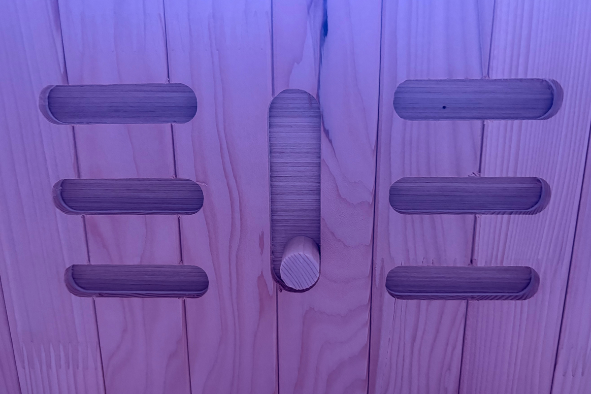 Blisspod Malmo 2-Person Infrared Sauna | Canadian Hemlock, Low EMF + Red Light Panel