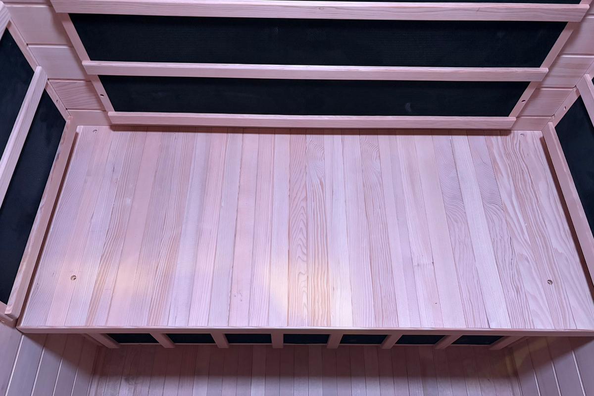 Blisspod Malmo 2-Person Infrared Sauna | Canadian Hemlock, Low EMF + Red Light Panel