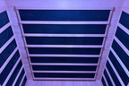 Blisspod Malmo 2-Person Infrared Sauna | Canadian Hemlock, Low EMF + Red Light Panel