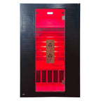 Blisspod Malmo 2-Person Infrared Sauna | Canadian Hemlock, Low EMF + Red Light Panel