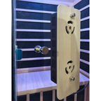 Blisspod Malmo 2-Person Infrared Sauna | Canadian Hemlock, Low EMF + Red Light Panel
