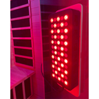 Blisspod Malmo 2-Person Infrared Sauna | Canadian Hemlock, Low EMF + Red Light Panel