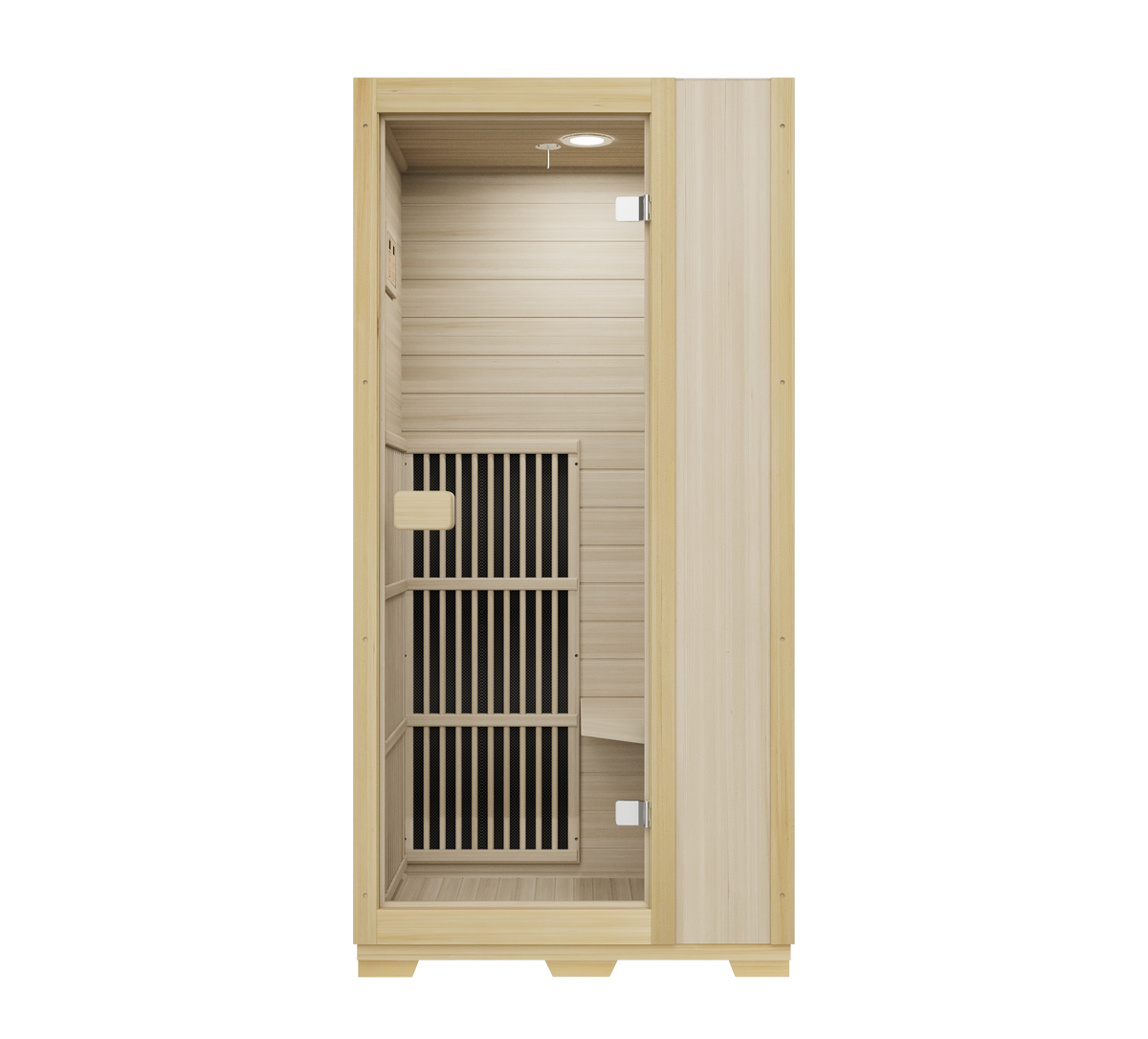 Blisspod Vienna 1-Person FAR Infrared Sauna | Canadian Hemlock, Very Low EMF, 140°F