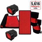 Red Light Neuropathy Support Kit for Hands and Feet – 6 Devices for Faster Relief Total LEDs: 5,616