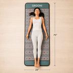 4-in-1 Full-Body PEMF Mat with 660nm Red Light, Far-Infrared Heat & Gemstones