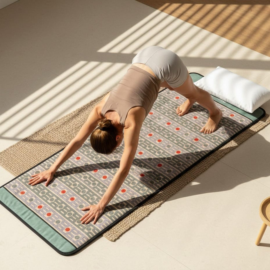 4-in-1 Full-Body PEMF Mat with 660nm Red Light, Far-Infrared Heat & Gemstones