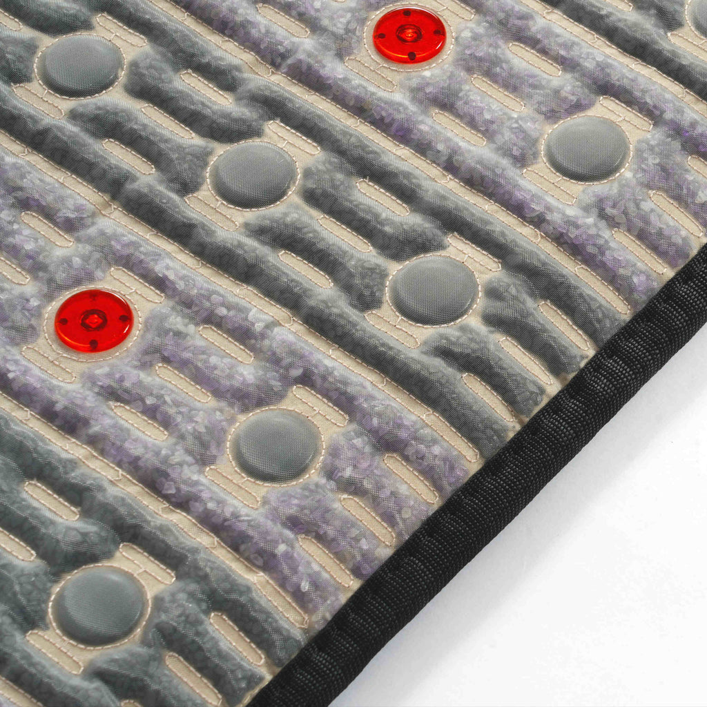 4-in-1 Full-Body PEMF Mat with 660nm Red Light, Far-Infrared Heat & Gemstones