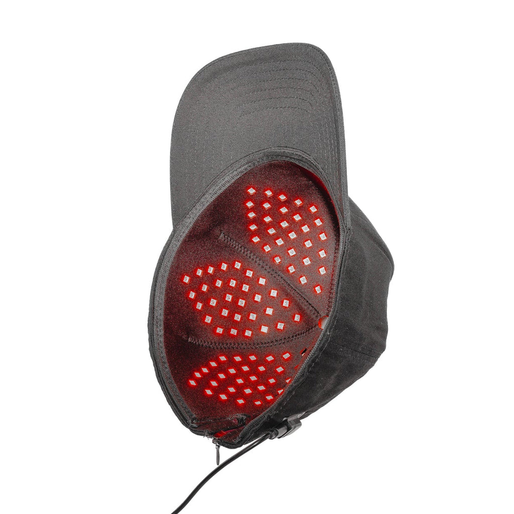 Red Light Therapy Hat | 900 Powerful LEDs | Full Scalp Coverage | 5 Wavelengths | Includes 12V Car Adapter