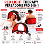 Red Light Therapy VersaDome Pro 2-in-1 – Face & Body Device with 1,998 LEDs