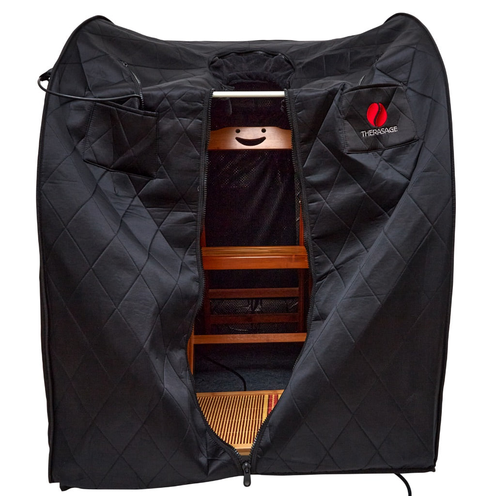 Therasage Thera360 Plus 1-Person Portable Full-Spectrum Infrared Sauna | 100°F–170°F