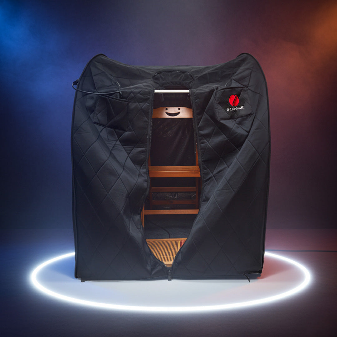 Therasage Thera360 Plus 1-Person Portable Full-Spectrum Infrared Sauna | 100°F–170°F