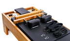Sportline™ Wood Pilates Reformer Bundle | Hornbeam Frame, Jumpboard & Sitting Box