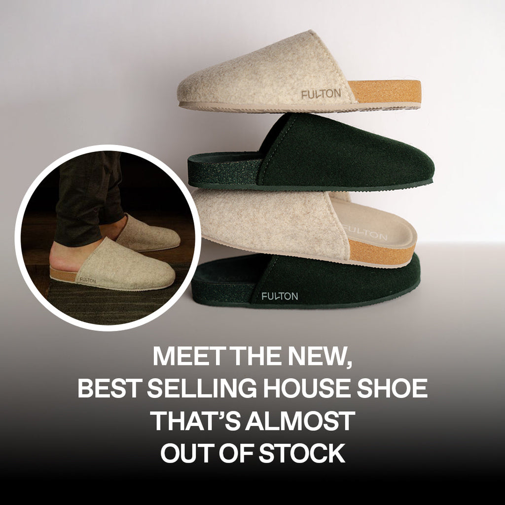 Cork Footbed House Shoe | Arch-Support Indoor Slipper for Women & Men