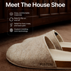 Cork Footbed House Shoe | Arch-Support Indoor Slipper for Women & Men