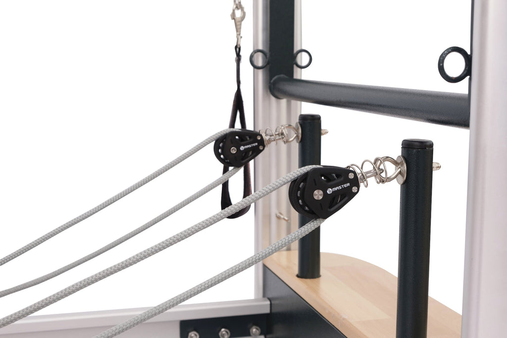 Fitkon™ Pro Plus Pilates Reformer with Aluminum Tower | Deluxe Indoor Home & Studio Bundle