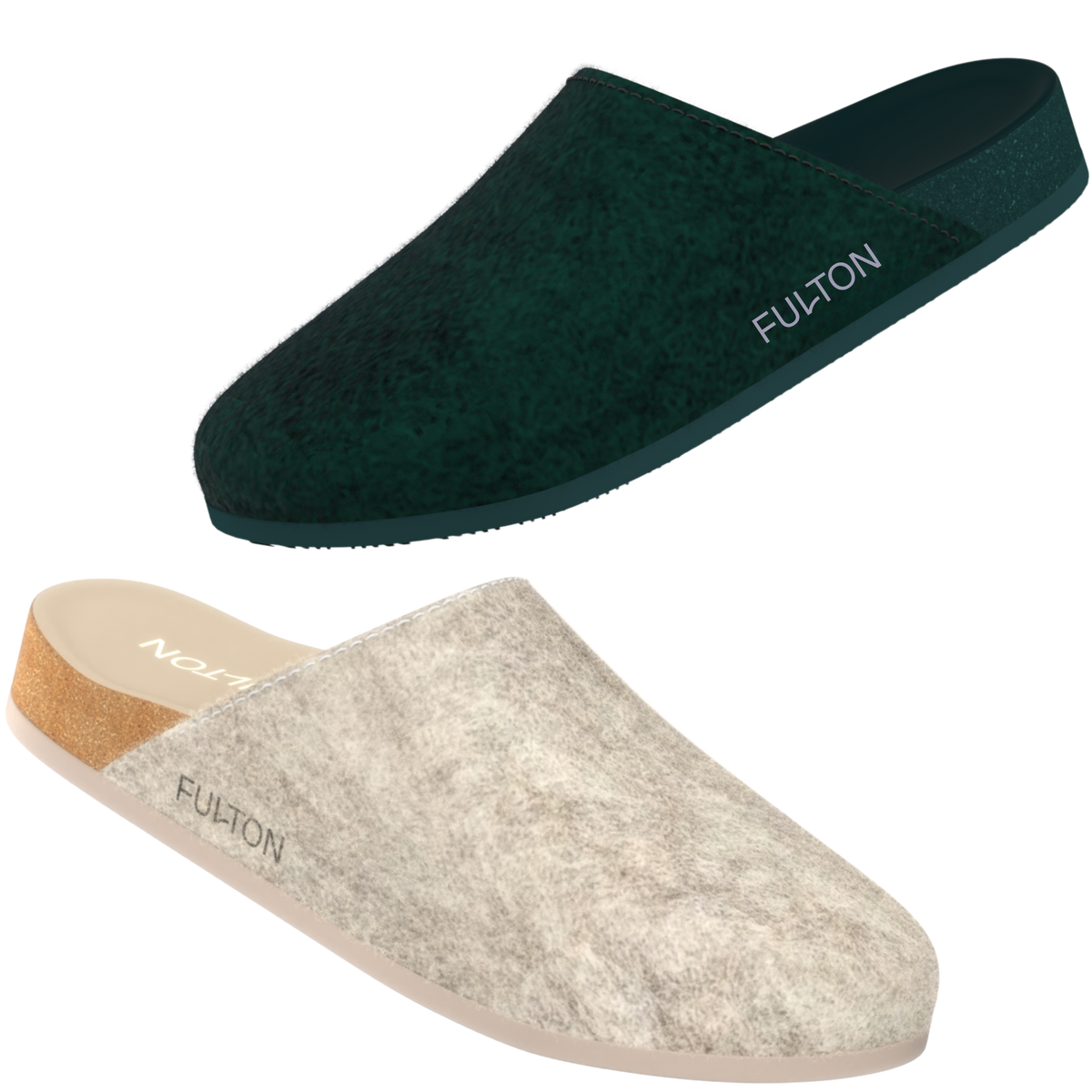 Cork Footbed House Shoe | Arch-Support Indoor Slipper for Women & Men