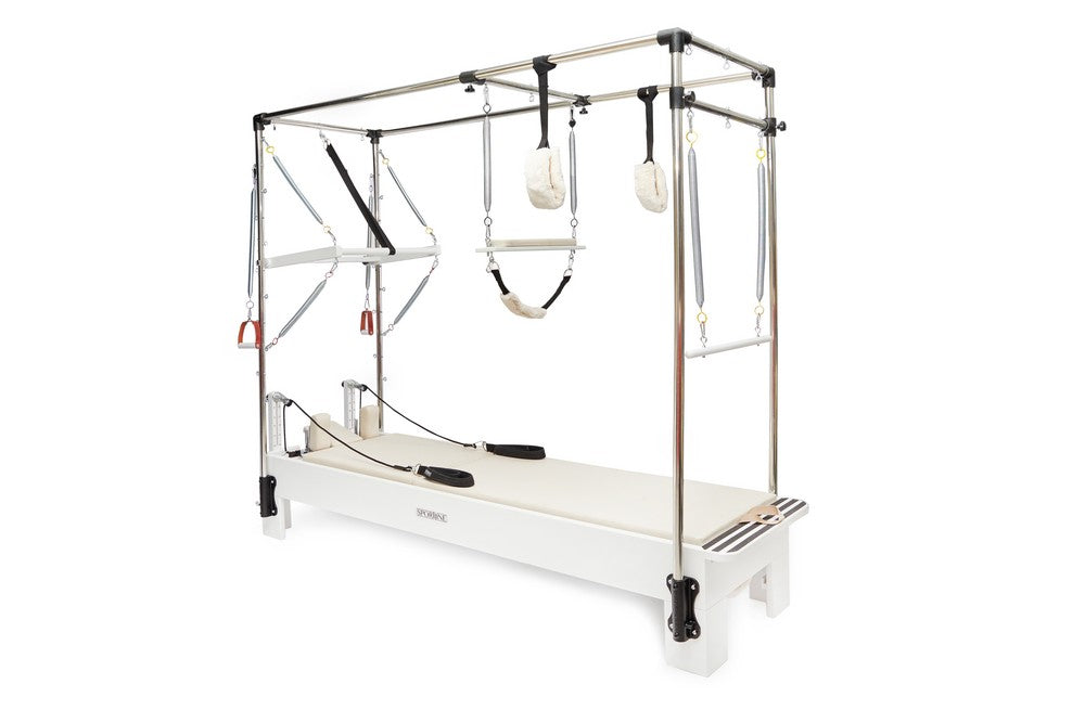 Sportline™ Superior Pilates Cadillac Reformer Bundle | Hornbeam Wood Indoor Studio System