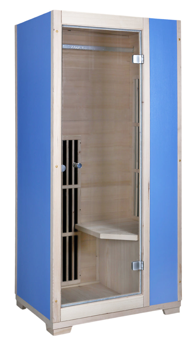 Blisspod Vienna 1-Person FAR Infrared Sauna | Canadian Hemlock, Very Low EMF, 140°F