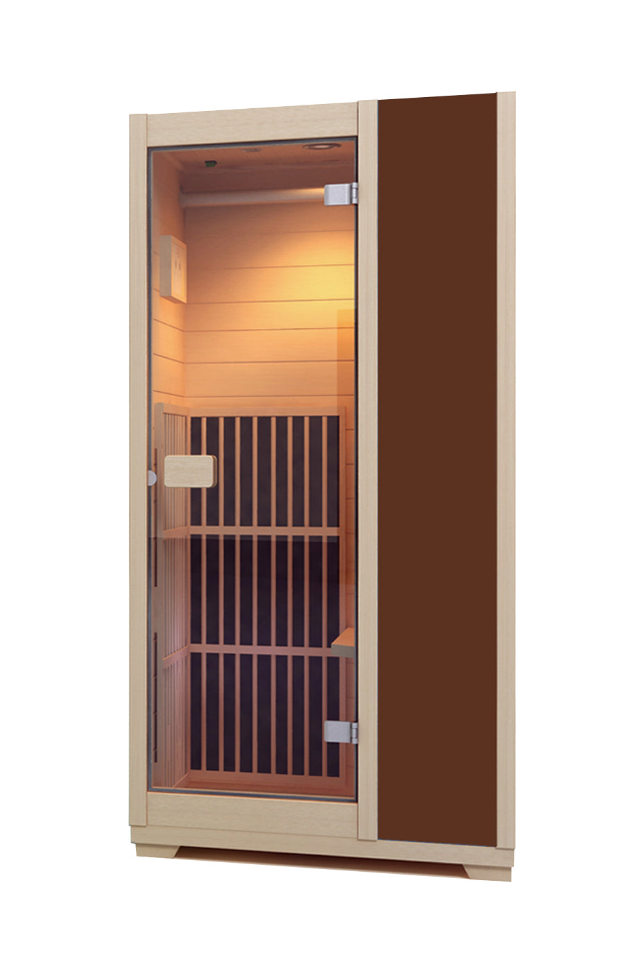 Blisspod Vienna 1-Person FAR Infrared Sauna | Canadian Hemlock, Very Low EMF, 140°F