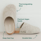 Cork Footbed House Shoe | Arch-Support Indoor Slipper for Women & Men