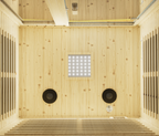 FAR Infrared Indoor Sauna | 6 Heating Plates, Bluetooth & Touchscreen Control