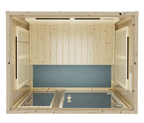 FAR Infrared Indoor Sauna | 6 Heating Plates, Bluetooth & Touchscreen Control