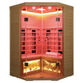 5-Person Hemlock FAR Infrared Indoor Sauna | Low-EMF Heat & Digital Controls