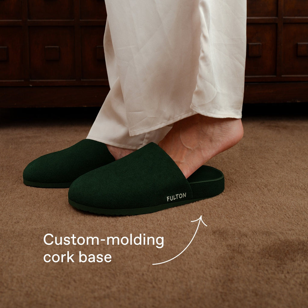 Cork Footbed House Shoe | Arch-Support Indoor Slipper for Women & Men