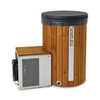 Icetubs IceBarrel 1-Person Indoor/Outdoor Thermowood & Fiberglass Cold Plunge Tub | 37.4°F–100.4°F