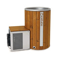 Icetubs IceBarrel 1-Person Indoor/Outdoor Thermowood & Fiberglass Cold Plunge Tub | 37.4°F–100.4°F