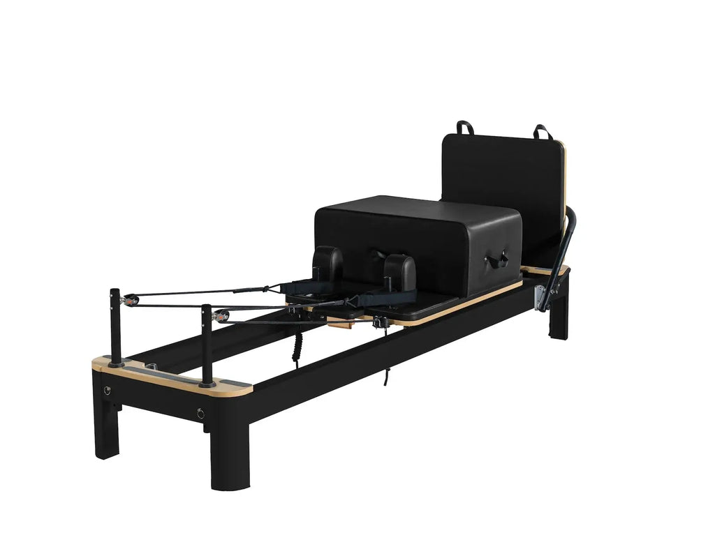 Core Collab Queen Studio Pilates Reformer | Commercial-Grade Aluminum, 6-Spring Indoor Reformer