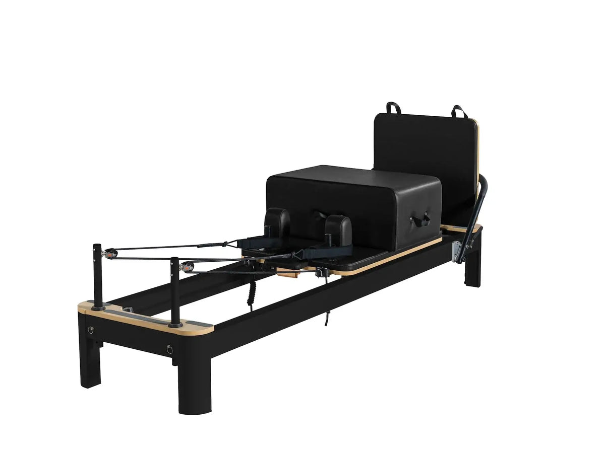 Core Collab Queen Studio Pilates Reformer | Commercial-Grade Aluminum, 6-Spring Indoor Reformer