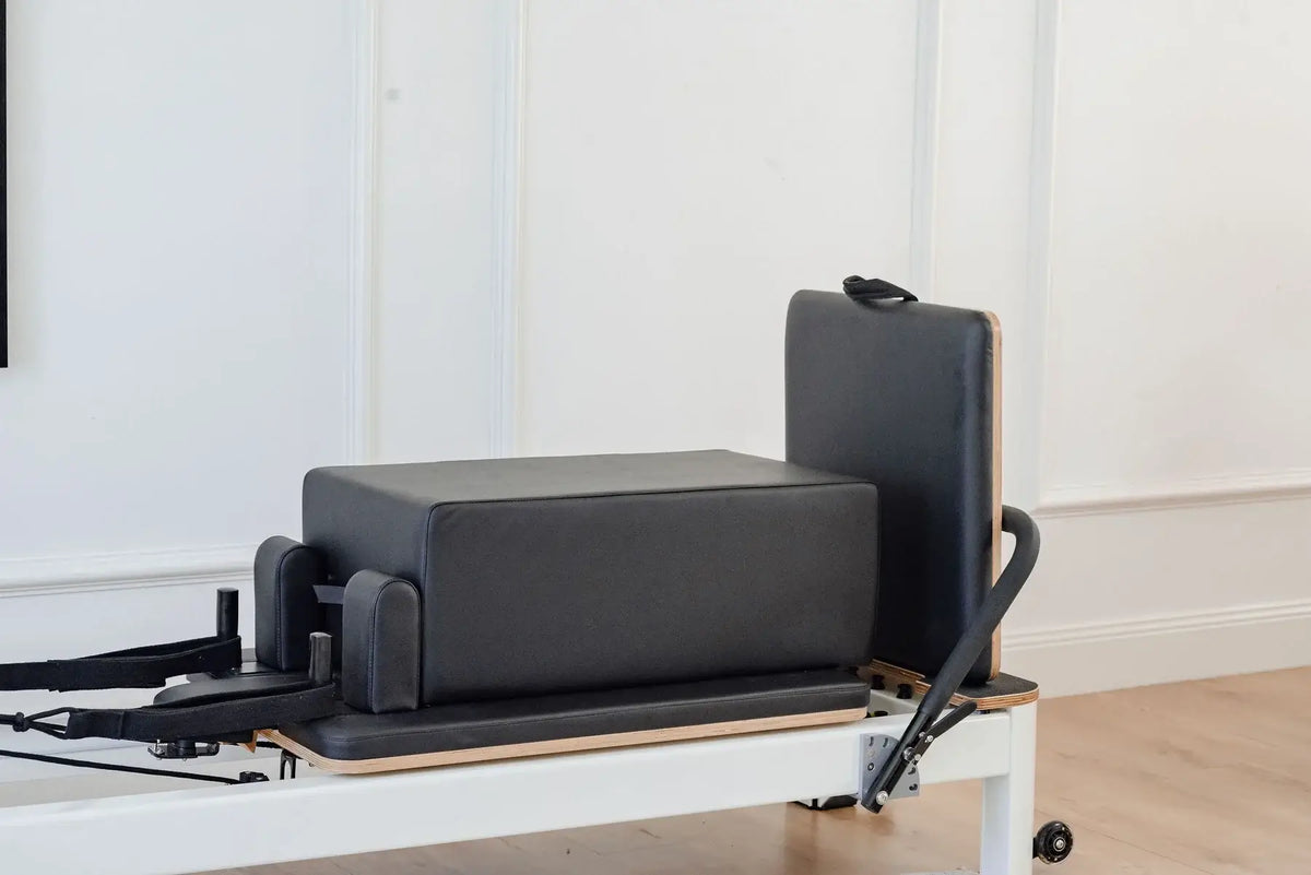 Core Collab Queen Studio Pilates Reformer | Commercial-Grade Aluminum, 6-Spring Indoor Reformer