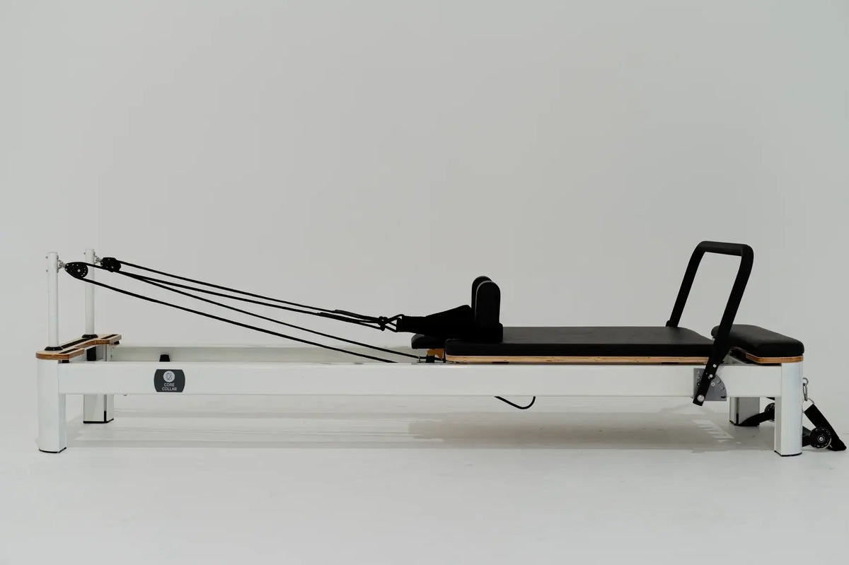 Core Collab Queen Studio Pilates Reformer | Commercial-Grade Aluminum, 6-Spring Indoor Reformer