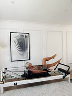 Core Collab Queen Studio Pilates Reformer | Commercial-Grade Aluminum, 6-Spring Indoor Reformer