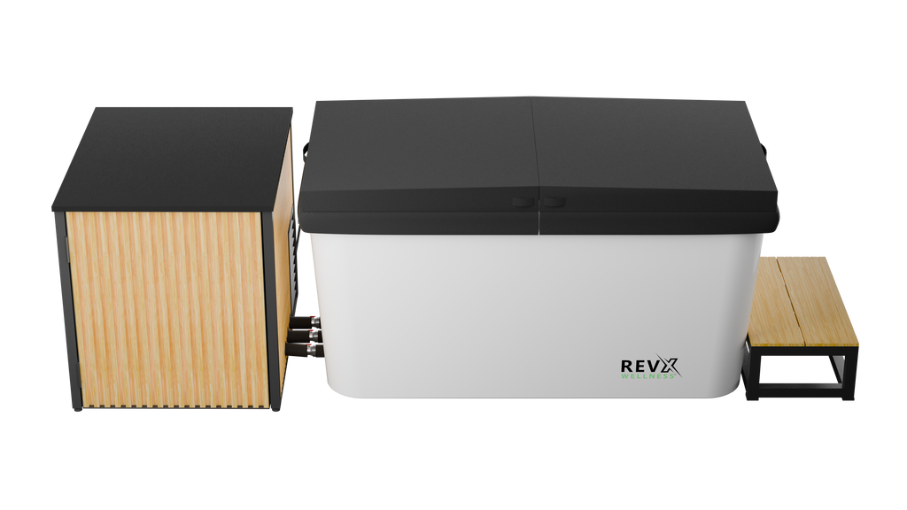 RevX Acrylic X Tub Cold Plunge with LUX Chiller & Filtration System
