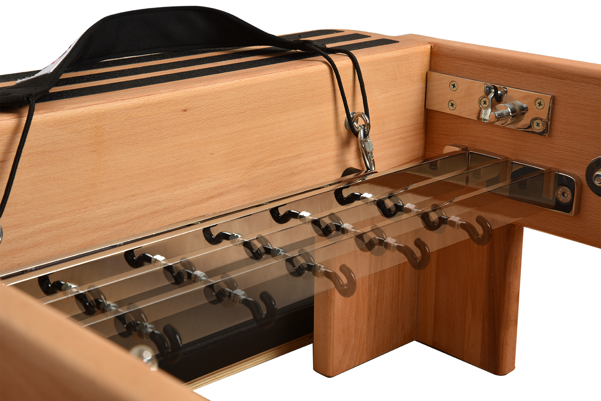 Private Pilates™ Premium Beechwood Pilates Reformer with Tower | Home & Studio Bundle